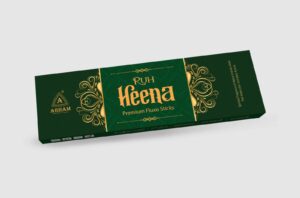 Ruh Heena Premium Fluxo Sticks – 50gm | Arham Fragrance