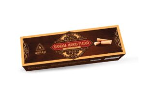 Sandalwood Fluxo Incense Sticks 50gm – Pure Sandalwood Masala Agarbatti by Arham Fragrance
