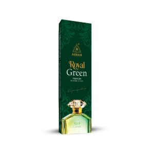 Royal Green Premium Incense Sticks by ARHAM FRAGRANCE – 100gm box with elegant green and gold design