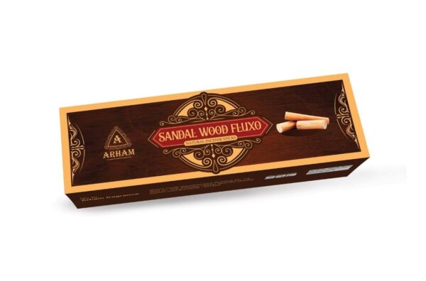 Sandalwood Fluxo Incense Sticks 250gm – Pure Sandalwood Masala Agarbatti by Arham Fragrance