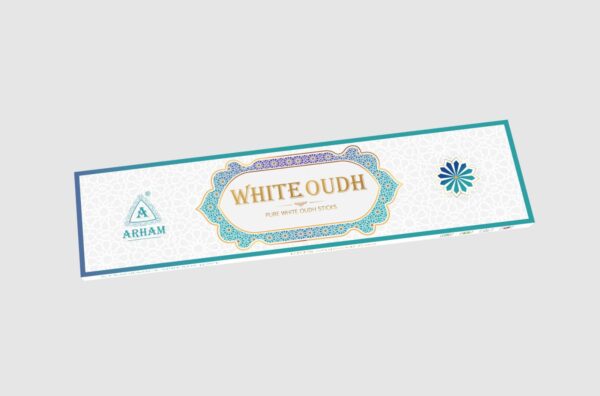 White Oudh Premium Incense Sticks 10 Stick Pack – Charcoal Free | Arham Fragrance