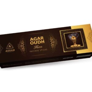 Agar Oudh Fluxo Incense Sticks 50gm box by Arham Fragrance